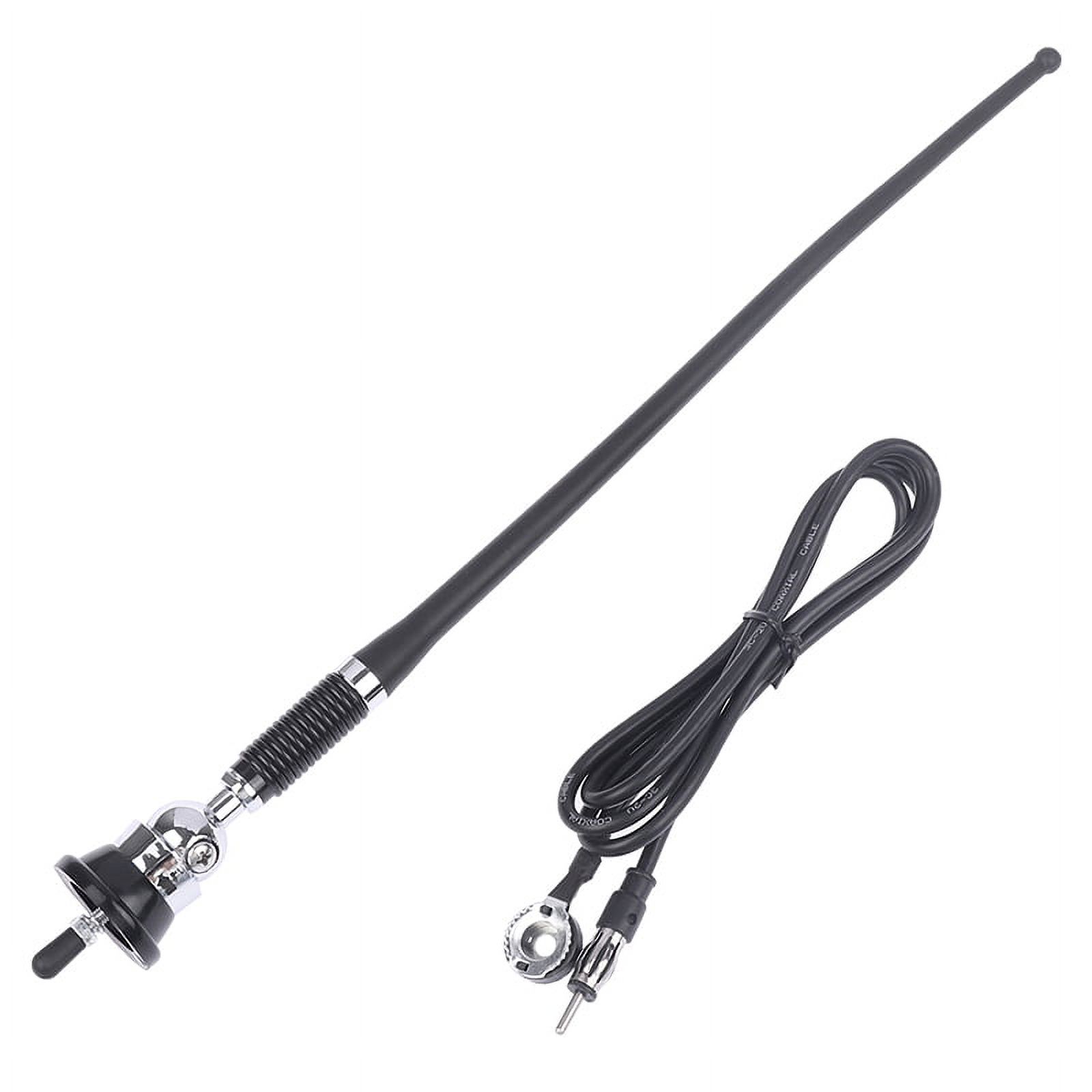 Universal Car Stereo Rubber Mast Antenna Roof Mount Aerial Replacement