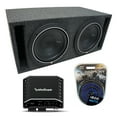 thumbnail image 1 of Universal Car Stereo Slotted S Port Dual 8 Rockford Punch P1S48 Sub Box R2-500X1, 1 of 2