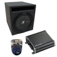 thumbnail image 1 of Universal Car Stereo Slotted S Port Single 15 Kicker CompR CWR15 Sub Box CXA8001, 1 of 5
