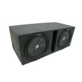 thumbnail image 1 of Universal Car Stereo Vented Port Dual 12" Kicker CompR CWR12 Sub Box - 2 Ohm, 1 of 3