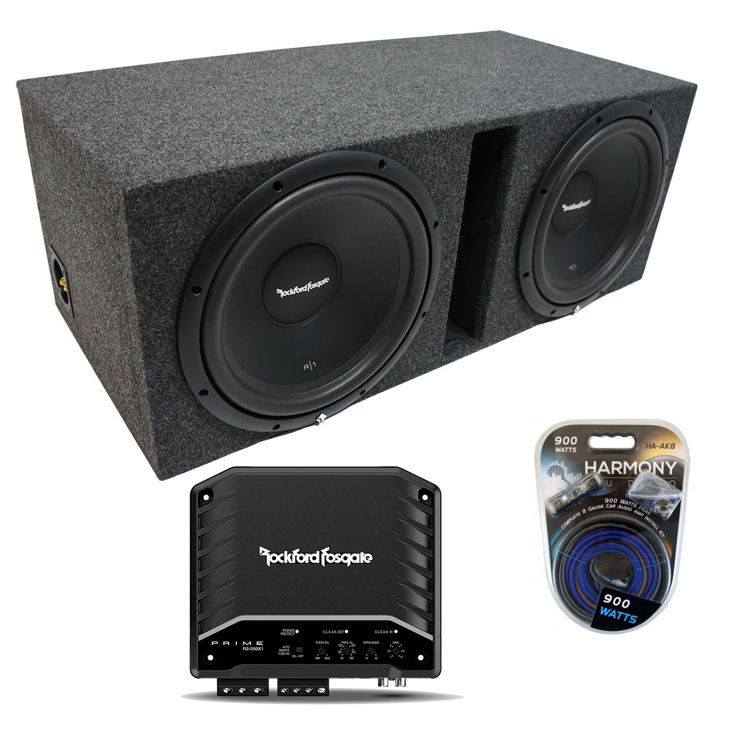 Universal Car Stereo Vented Port Dual 12