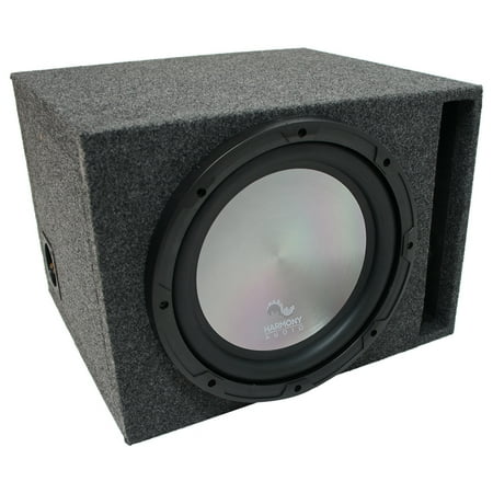 Universal Car Stereo Vented Port Single 12" Harmony Audio A122 Sub Box Enclosure