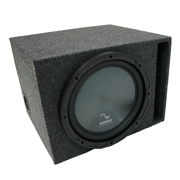 Universal Car Stereo Vented Port Single 12" Harmony Audio R124 Sub Box Enclosure