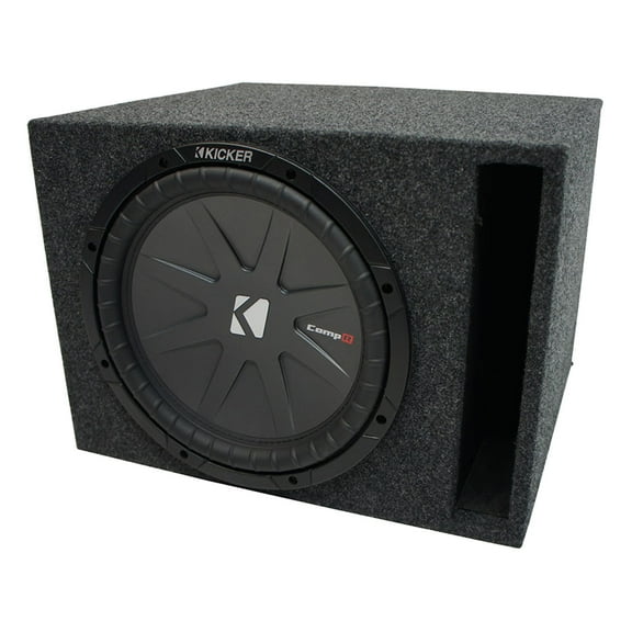 Universal Car Stereo Vented Port Single 15" Kicker CompR CWR15 Sub Box 2 Ohm