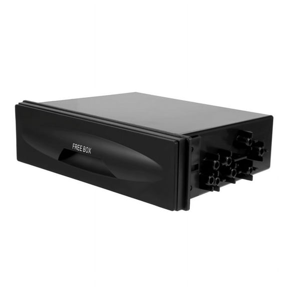 Universal Car Storage Box -38 Single Layer Auto Din Dash Radio Installation Pocket-Kit 177X50X120mm
