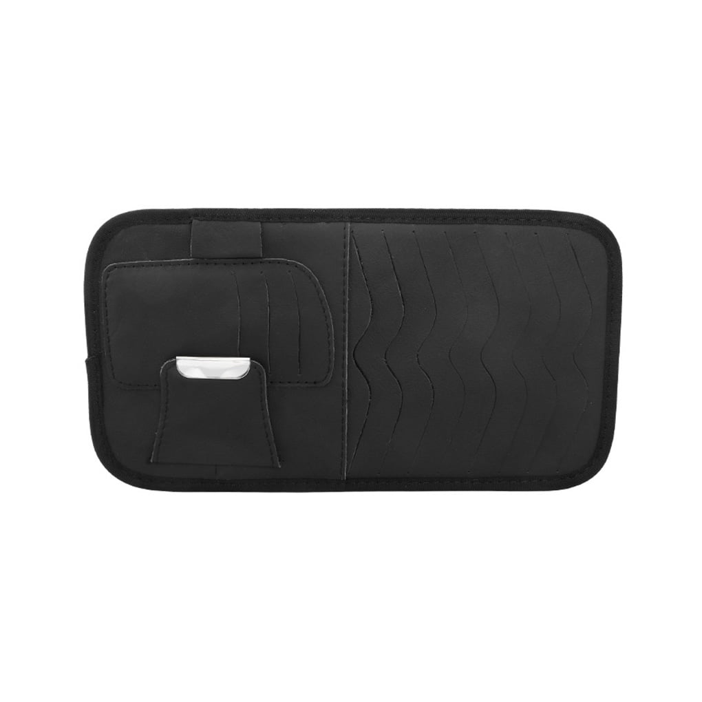Universal Car Sun Visor CD Holder DVD VCD Card Storage Pocket PU
