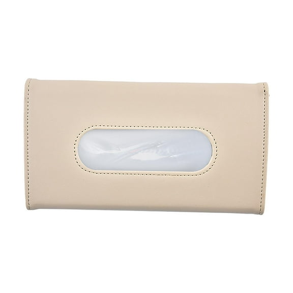 Universal Car Sun Visor Tissue Box Hanging Tissue Bag Paper Box for Vehicle Soft Fabric with Elastic Band Convenient Napkin Dispenser for Auto Interior Fits Most Cars