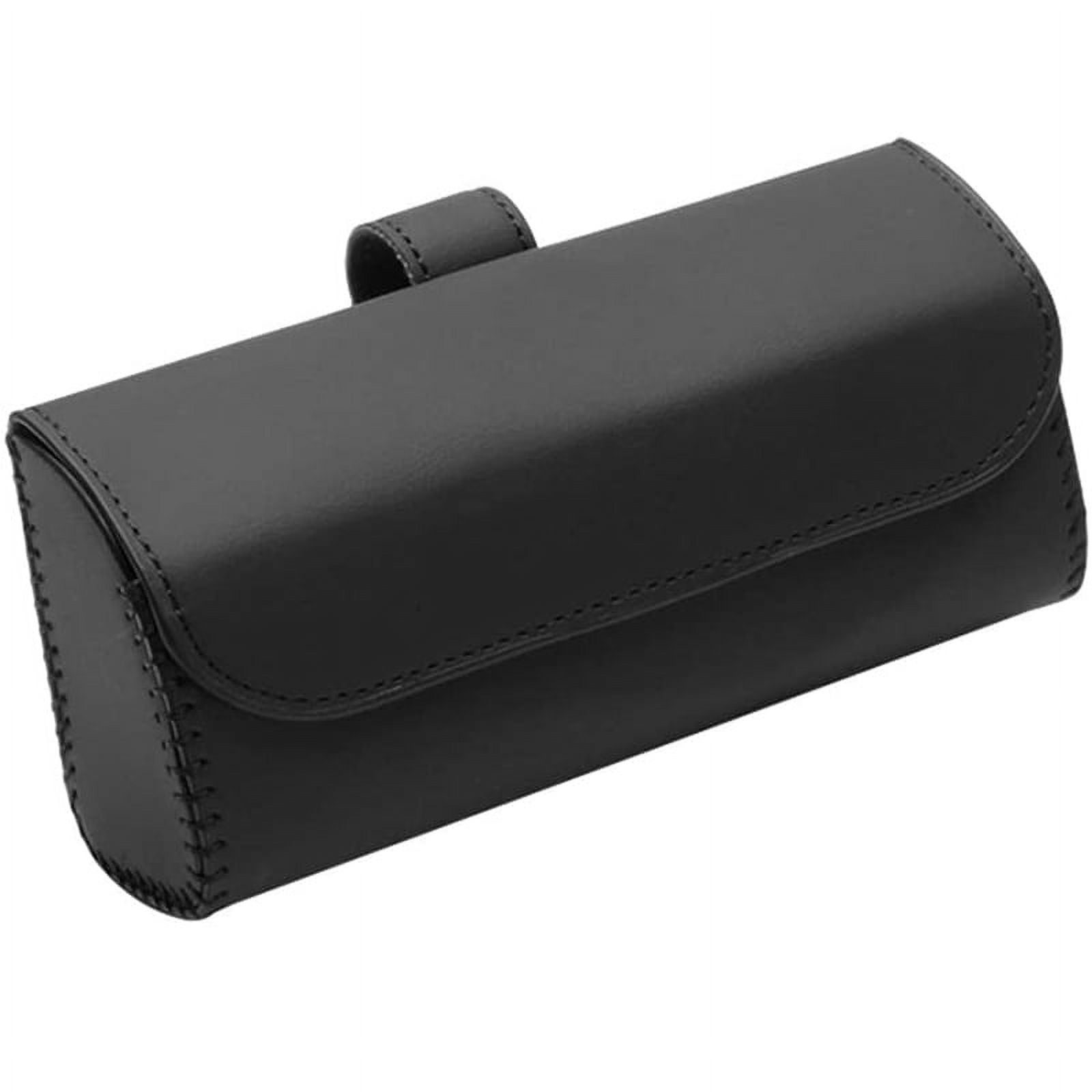 Universal Car Sunglass Holder Car Sun Visor Eye Glasses Case Holders Leather Sunglasses Clip 8040