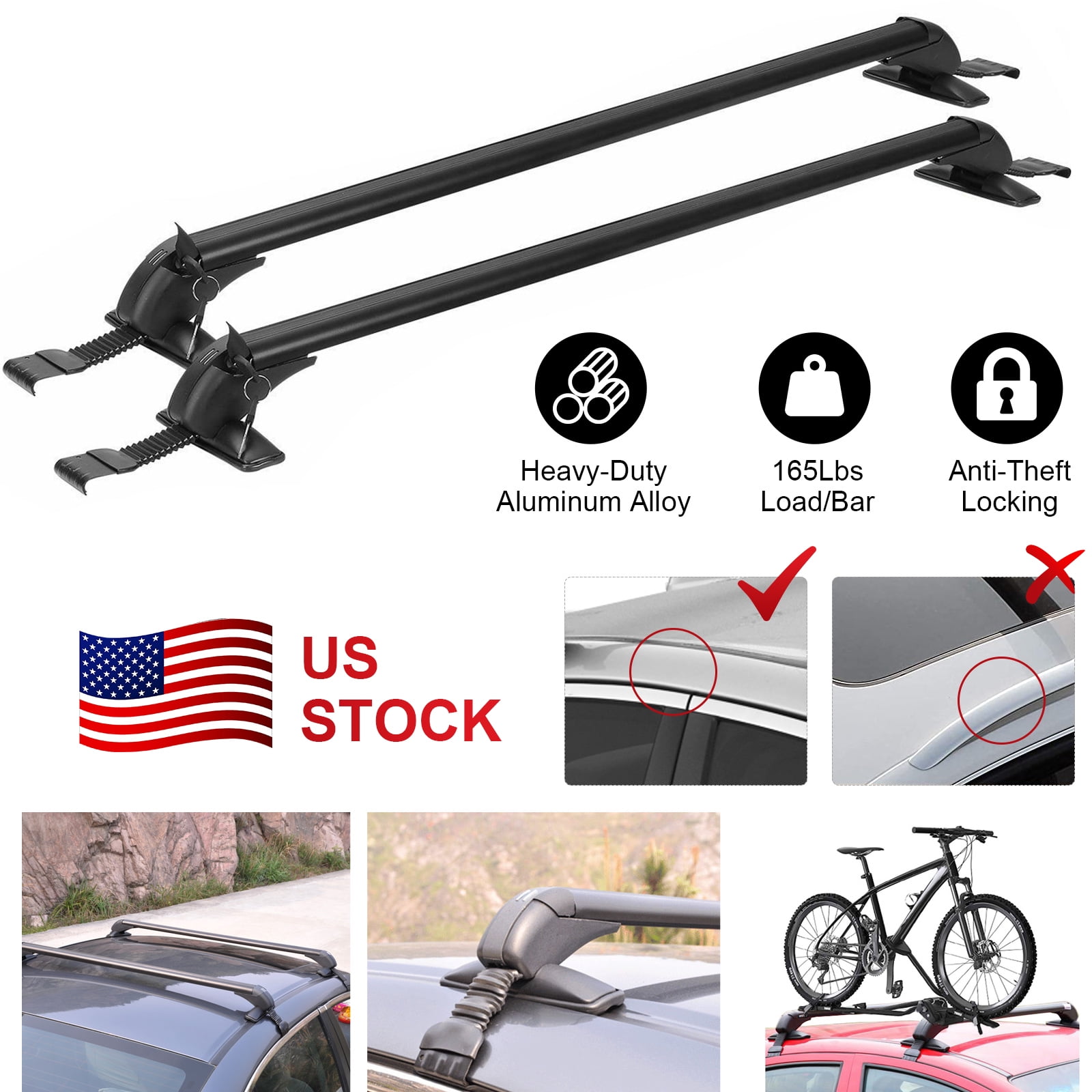Universal roof rack walmart clearance