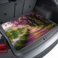 thumbnail image 1 of Universal Car Trunk Mat 29"x39", Purple Wisteria Blooms Waterproof Cargo Liner, Non-Slip Durability Cargo Mat, Countryside Lavender Path Romantic All Weather Rear Trunk Protector for Car SUV, 1 of 9