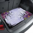 thumbnail image 1 of Universal Car Trunk Mat 37"x54", Halloween Floral Waterproof Cargo Liner, Non-Slip Durability Cargo Mat, Fall Country Spooky Branches Plants Purple All Weather Rear Trunk Protector for Car SUV, 1 of 9