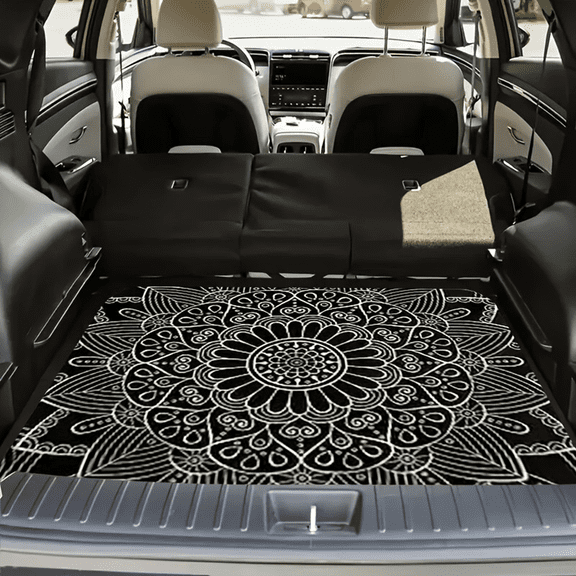Universal Car Trunk Mat with Non‑Slip Backing, Easy-Clean Surface,Wear‑Resistant,Washable, All-Weather Cars Interior Protection, Durable