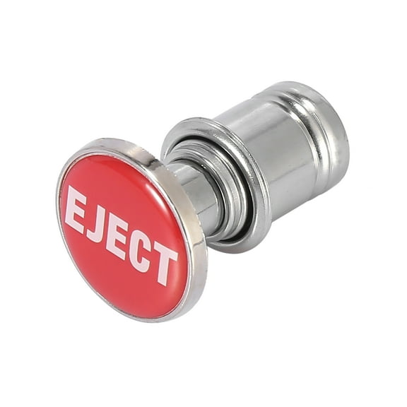 Universal Car Vehicle Cigarette Lighter Plug Cover Replacement Button Lighters 12V Red Silver Tone