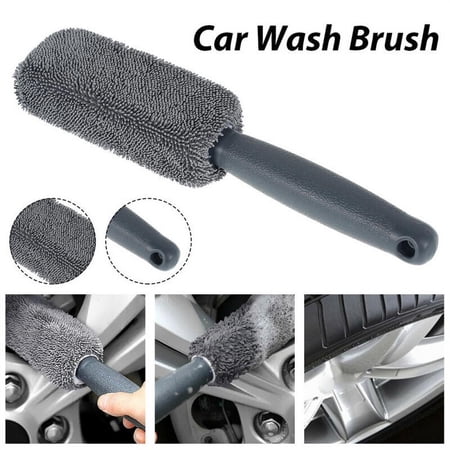 Universal Car Wheel Rims Cleaning Brush Tool Auto Tire Washing Clean Soft Bristle Cleaner ,1pcs