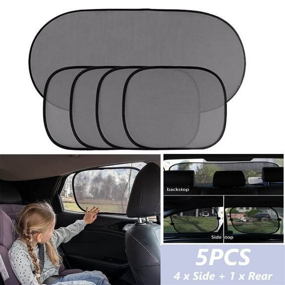 Universal Car Window Shade for Baby ā UV Protection Sun Blocker, Easy to Install with Suction Cups, Fits Cars & SUVs, Provides Cooling Shade for Kids, Pets and Passengers