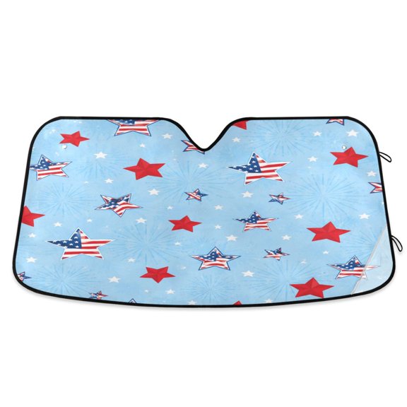 Universal Car Windshield Sunshade Foldable Design Keeps Vehicle Cool & Fresh Creative Star-shaped Elements S
