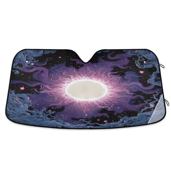 Universal Car Windshield Sunshade Foldable Design Keeps Vehicle Cool & Fresh Solar Vortex S