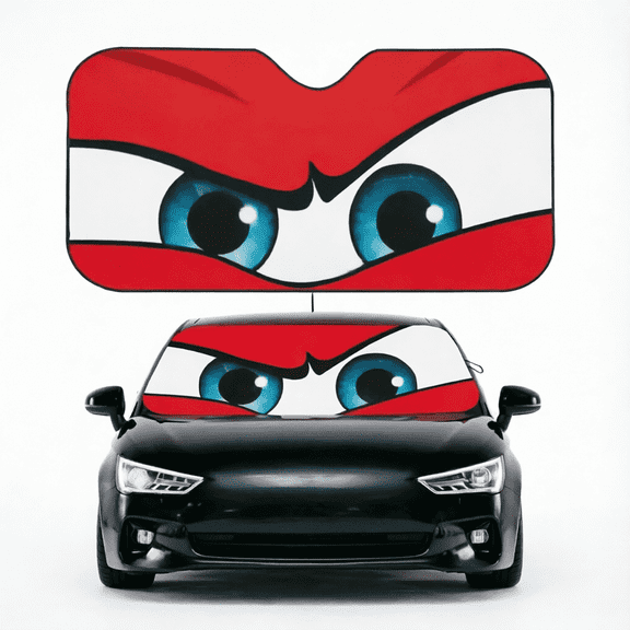 Universal Car Windshield Sunshade Windshield Sun Visor Fits Sedans SUVs Hatchbacks Compact Vehicles
