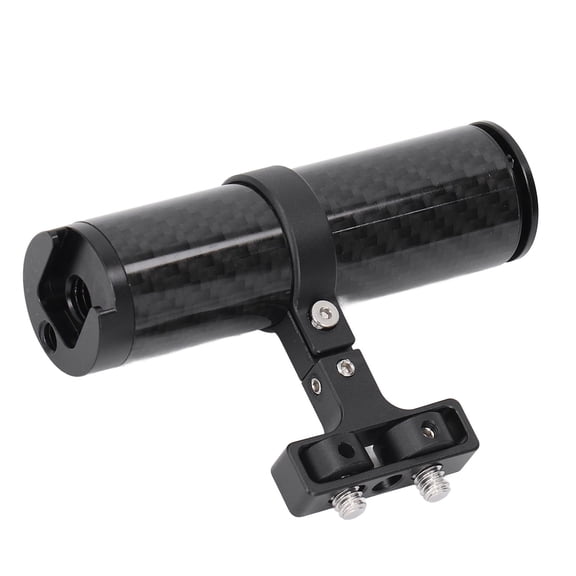 Universal Carbon Fiber Aluminum Camera Cage Handle Grip Lightweight Professional DSLR Extension Side Handgrip Stabilizer for Rig Cage with Cold Shoe 1/4 3/8 Inch Thread Mount (3.94 inches / 10.0 cm)