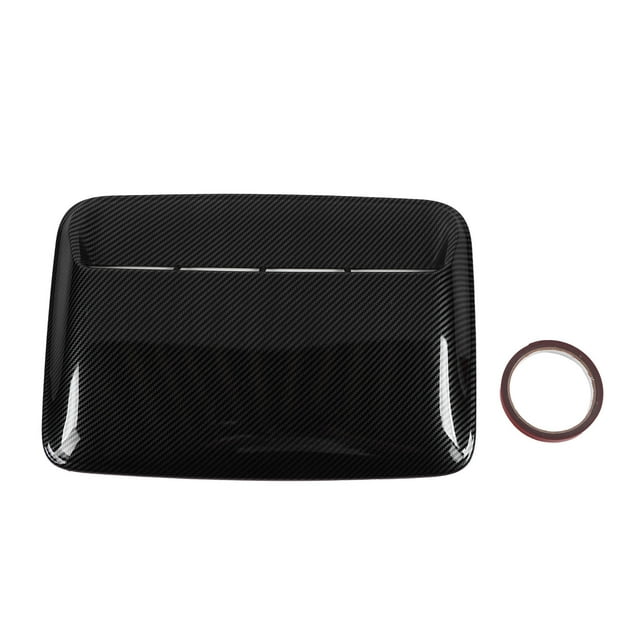 Universal Carbon Fiber Hood Scoop Cover for Automobile Modification