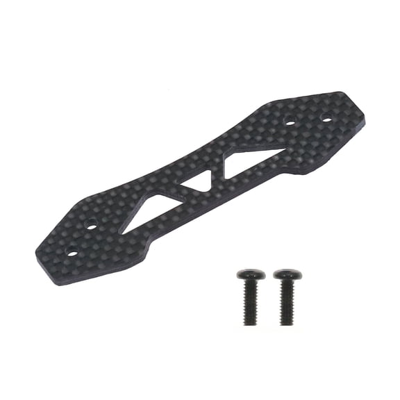 Universal Carbon Fiber Reinforcement Plate Featuring Crash Resistant Designs Component Simple Installs for Vehicle TT02