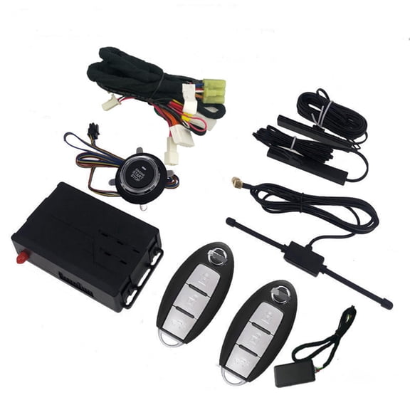 Universal Cars One Button Start Passive Keyless Entry Anti Theft Alarm Security Device Remote Starter For Toyota Reiz Camry Corolla Levin Highlander-Bluetooth version-YARiS L 2018-2024