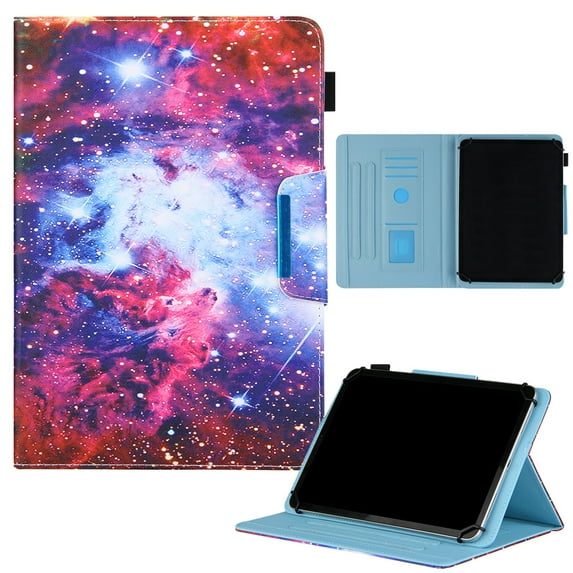 Universal Case for 6.5-7.5" Tablet, Dteck Pretty Pattern PU Leather Stand Cover for Kindle Fire 7/Galaxy Tab A 7"/Galaxy Tab E Lite 7"/RCA Voyager 7" and more 6.5 - 7.5 in tablet,12 Galaxy