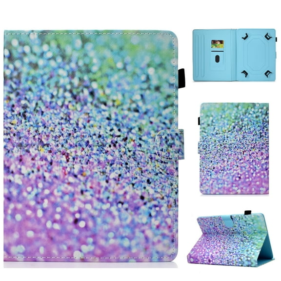 Universal Case for 9-10.1 inch Tablet, Allytech Stand Wallet Case for Amazon Kindle Fire HD 10 2017 2015,Samsung Galaxy Tab 4 9.7 Tab E 9.6 A 9.7,Tab S,Google Nexus 9,iPad Air 2 1, Sand