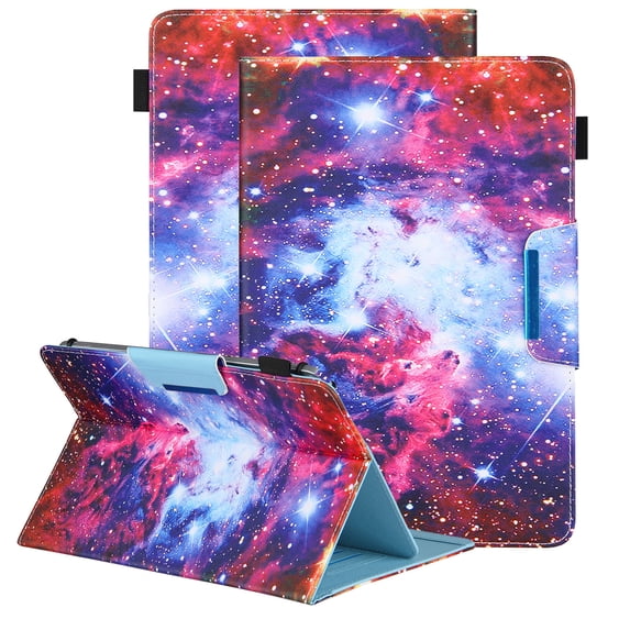 Universal Case for 9.6 /9.7 /10 /10.1 /10.2/ 10.3/ 10.4/ 10.5 Inch Tablet, for Galaxy Tab A7 10.4" /Galaxy Tab S6 Lite /Onn 10.1" /Lenovo Tab M10 FHD Plus 10.3" /10 inch Android Tablet (O Galaxy)