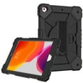 thumbnail image 1 of Universal Case Compatible with iPad 10.2 (8th/7th Generation) & iPad Air (3rd Generation) & iPad Pro (10.5 Inch) - Shockproof Rugged Case with Hand Strap Protective Kickstand Kids Cover (02 Black), 1 of 6