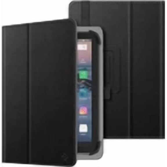Universal Case For 7-8 Inch Tablet Ereader Folio Cover Book Style W Hand Strap