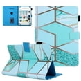 thumbnail image 1 of Universal Case for Galaxy Tab A7 10.4" SM-T500 /Galaxy Tab S6 Lite /Onn. 10.1" /Lenovo Tab M10 10.1 10.3" /VANKYO MatrixPad S20 S10 10" / iPad 9.7 10.2 10.5 /Android 10 Inch Tablet (Green Marble), 1 of 5