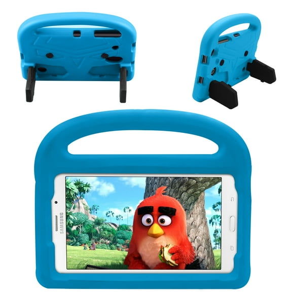 Universal Case for 8.0 Inch Tablet - Kids Friendly Lightweight Shockproof Convertible Handle Stand EVA Cute Rugged Protective Case, Blue