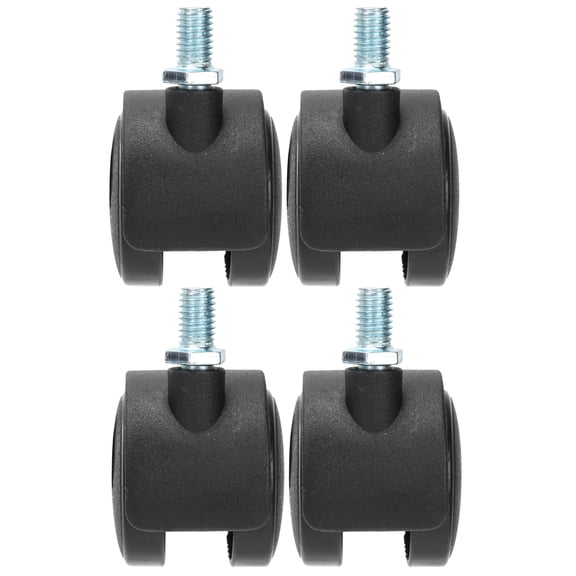 Universal Caste, Cabinet Caster 1.5in Universal Wheel PU Plastic  For Cabinets For Cribs For Bookshelves