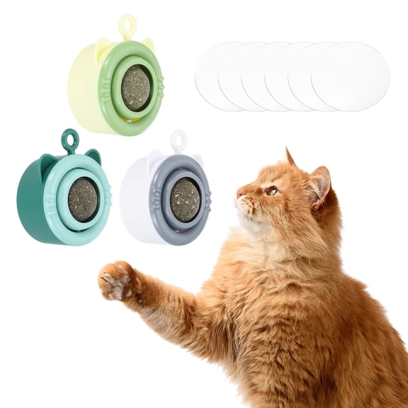 Universal Catnip Ball Cat Teeth Cleaning Balls, 3 Colors