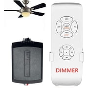 Universal Ceiling Fan & Dimmer Remote Control Kit, Ceiling Fan Timing Speed & Dimmable LED Light Dimming Wireless Remote Control and Receiver Kits for Ceiling Fan Lamp