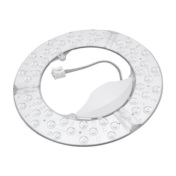 Universal Ceiling Fan LED Light Module Replacement Panel Round Retrofit Kit 3 Colors Adjustable High Brightness Magnetic Eye Protection Lamp Core, 48W 9.45 inches / 24.0 cm