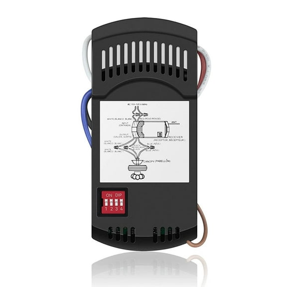 Universal Ceiling Fan Receiver FAN-28R for Harbor Breeze Hampton Bay Hunter Fan-HD5 UC7078T CHQ7078T FAN-35T KUJCE9603 L3HFAN35T1 FAN-53T FAN-11T KUJCE9103 (Receiver only)
