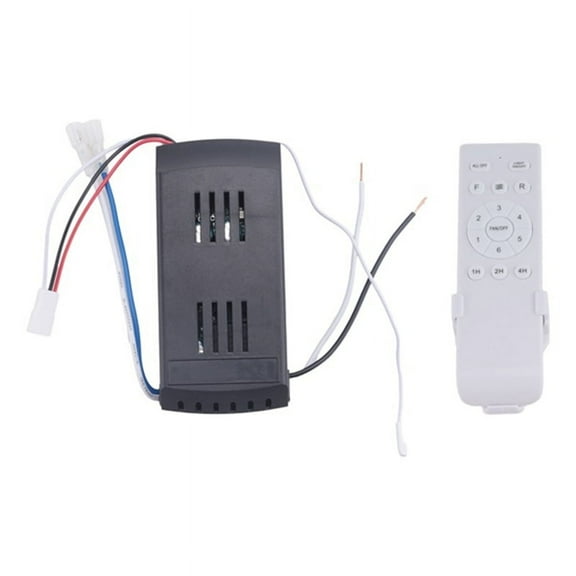 Universal Ceiling Fan Remote Control Kit 30W 6-Speed Timing Function DC Fan Light Remote Replacement