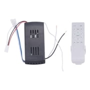 Universal Ceiling Fan Remote Control Kit 40W 6-Speed Timing Function Replacement for DC Fans & Lights