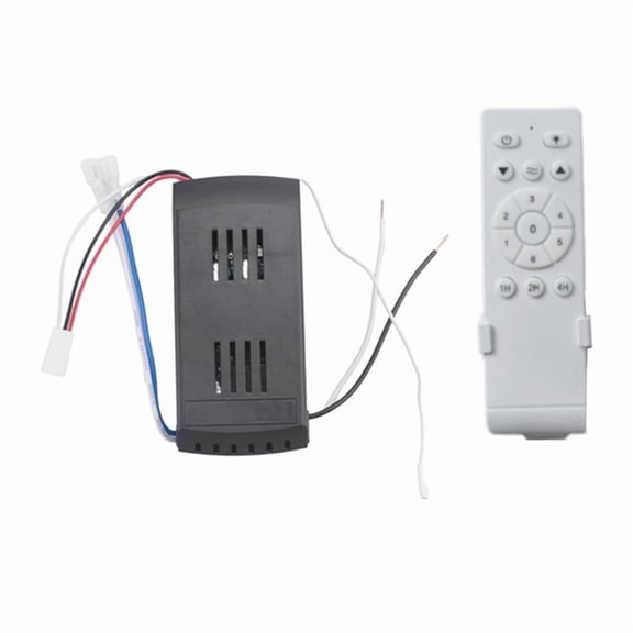Universal Ceiling Fan Remote Control Kit 6-Speed 40W Timing Function Replacement Remote for DC Ceiling Fans Lights
