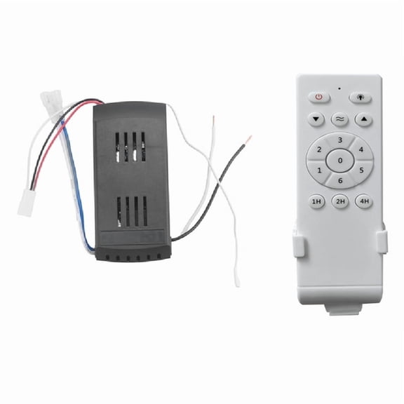 Universal Ceiling Fan Remote Control Kit Low Voltage 40w Dc Fan Light Driver Controller 6-Speed & Timing Remote