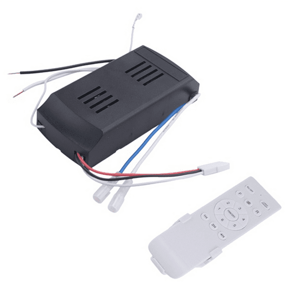 Universal Ceiling Fan Remote Control Kit Replacement, 50W 6-Speed & Timing, for DC Ceiling Fan Light