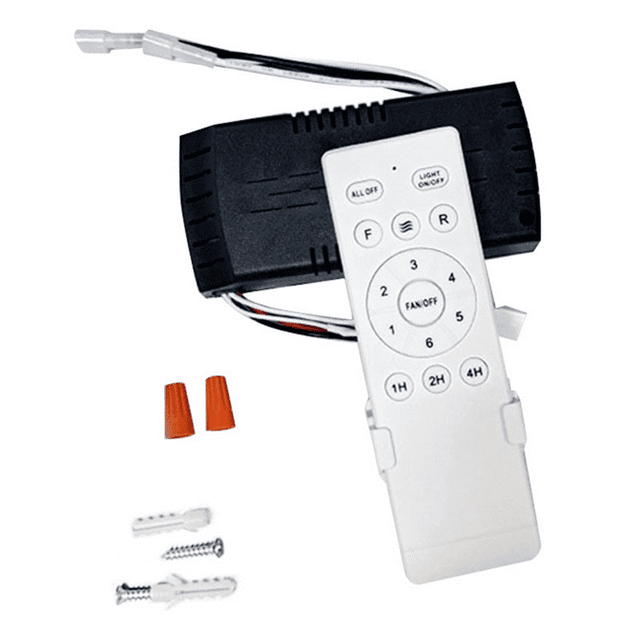 Universal Ceiling Fan Remote Control Kit Replacement, 6Speed & Timing