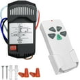 thumbnail image 1 of Universal Ceiling Fan Remote Control Kits with Light Dimmer 3 Speed FAN28R Receiver Lamp Dim Remote Replacement for Harbor Breeze Hampton Bay Hunter,Replace FAN-53T 2AAZPFAN53T 11T KUJCE9103 UC7030T, 1 of 5