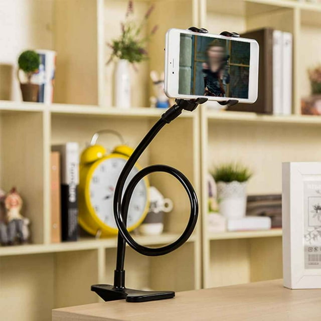 Universal Cell Phone Holder Clip Holder Lazy Bracket Flexible Long Arms