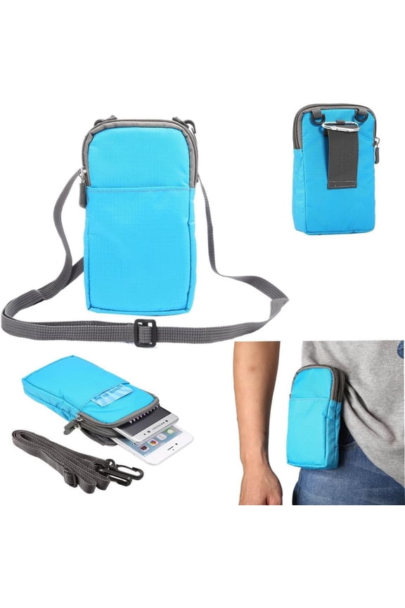 Universal Cell Phone Purse Multipurpose Waist Pack Bag for Outdoor Sports Moblie Phone Carrying Cases Belt Bag Pouch for iPhone X/8/7/6/6S Plus Samsung Galaxy Series Phones Under 6.3'' from Unbranded