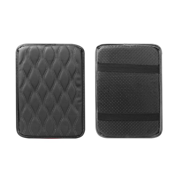 Universal Center Console Cover For Most Vehicle Suv Truck Car Waterproof Armrest Cover Pad Car Armrest Seat Box Cover Protector Provides Full Coverage Thick Pu Material