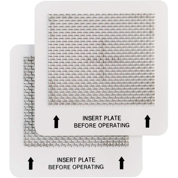 Universal Ceramic Ozone Plates for Generic Ozone Generators Washable Purification Air Purifier, 4.5" x 4.5" Inches Replacement Ozone Plates (2Pack)