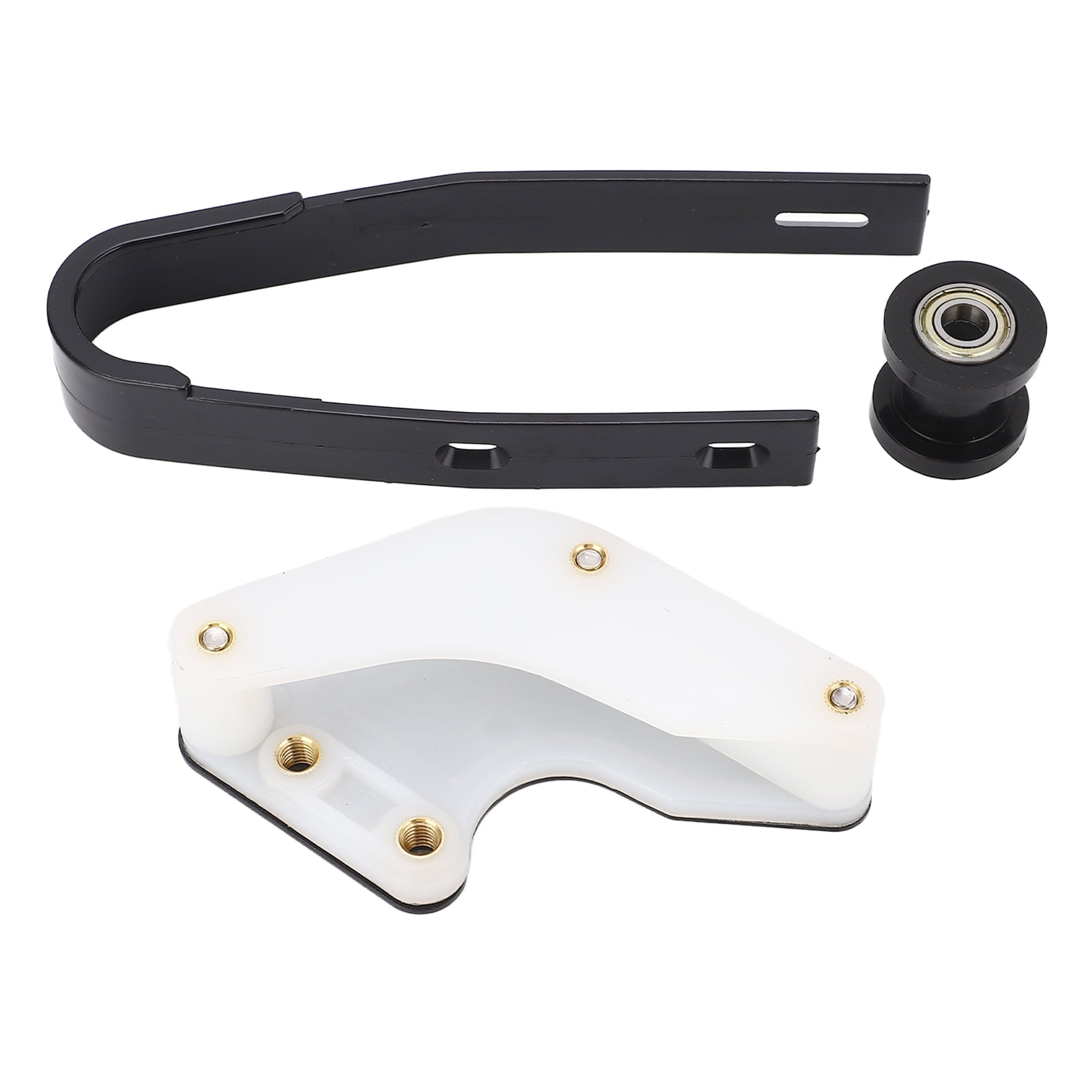 Universal Chain Tensioner Kit with Roller Slider and Swing Arm Guard for 10mm Chains - Protection Upgrade for 50cc Mini Bikes